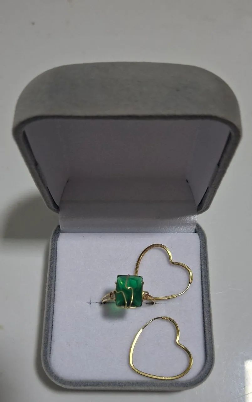 Vendo Anel e Argola Ouro - Foto 3