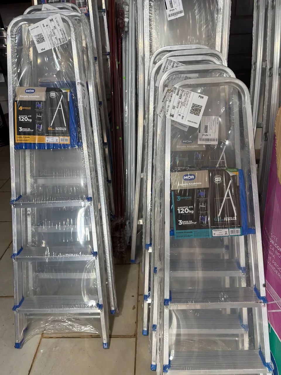 Escadas de alumínio mor - Foto 3