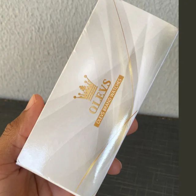 Relógio Masculino Olevs Original Elegante com Pulseira em Couro - Pronta Entrega - Foto 4