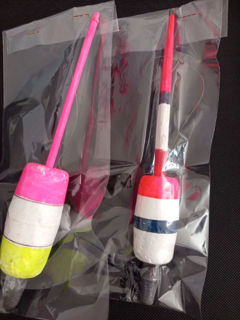 Conjunto de bóias para pescaria
