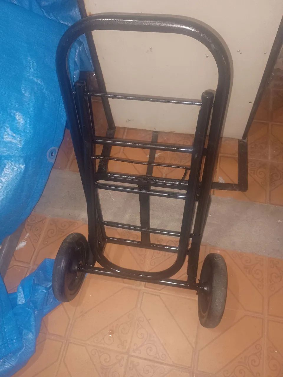 Carrinho de carga dobrável suporta 200kg - Foto 5