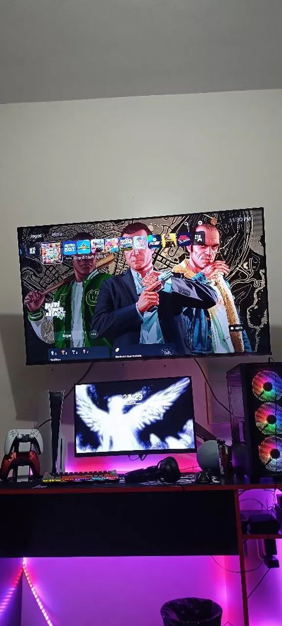 Smart TV QLED 4k Hisense 50" polegadas - Foto 5