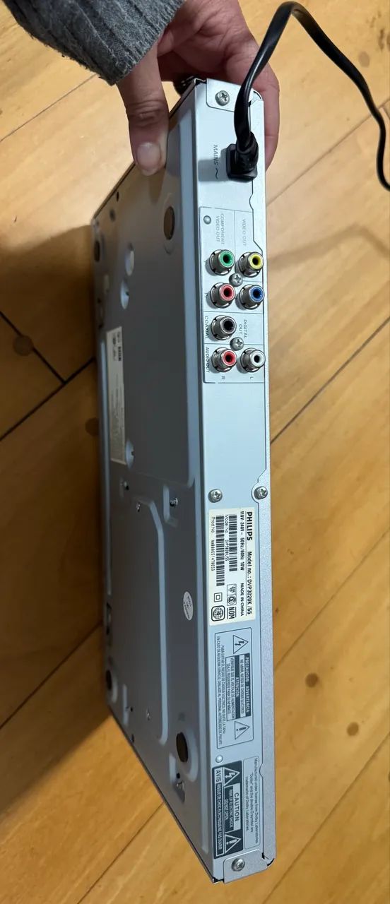 DVD player Philips DVP3020/78 de cor prata - Foto 5