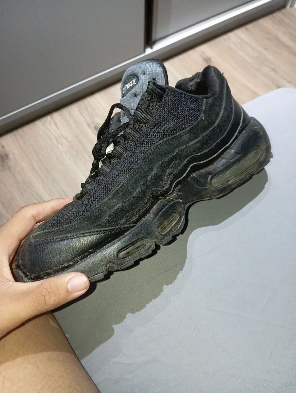 Air Max 95 triple Black  - Foto 5