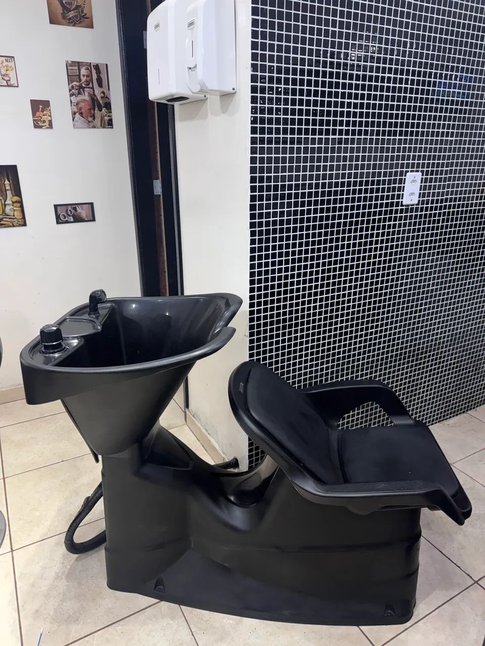 Lavatório Dompel Champ Preto - Móvel para Salão / Barbearia. - Foto 3