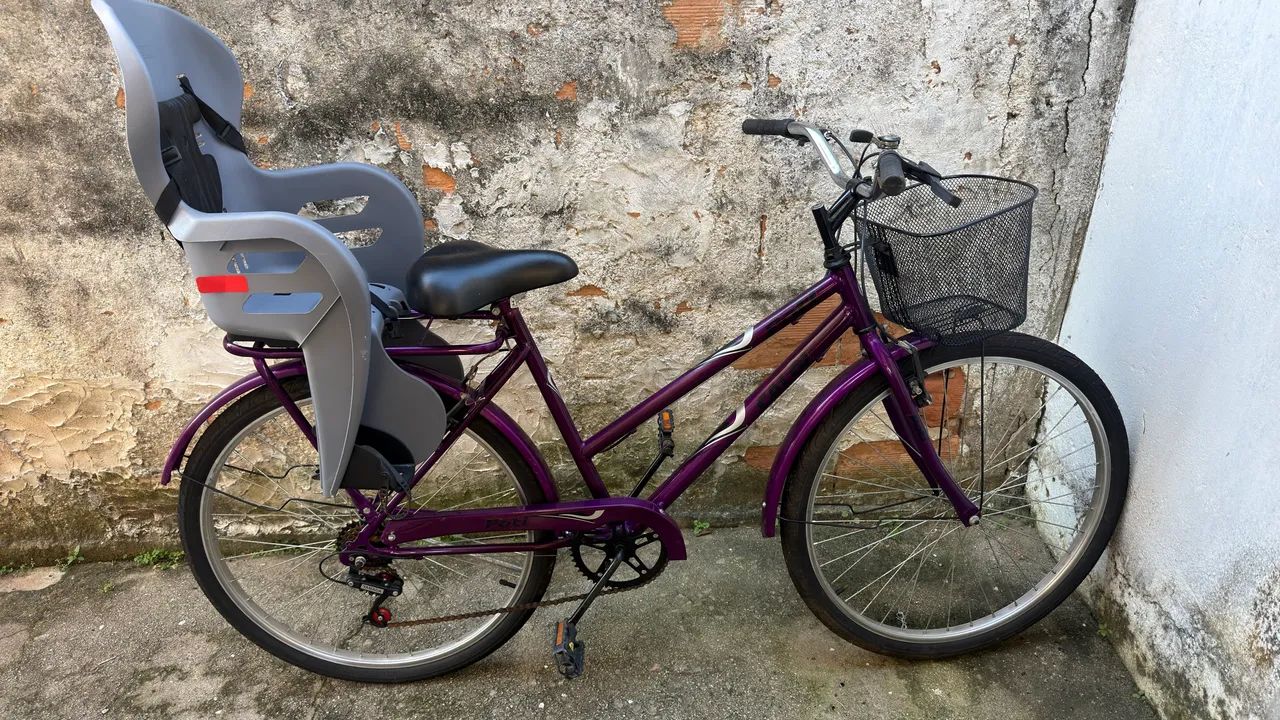 Bicicleta com cadeirinha