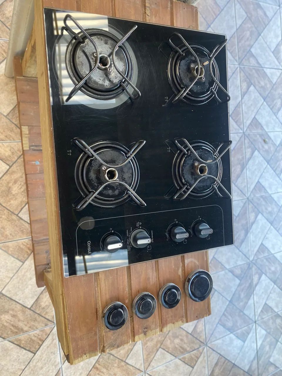 Cooktop Consul 4 Bocas Vidro Temperado - Funcionando Perfeitamente