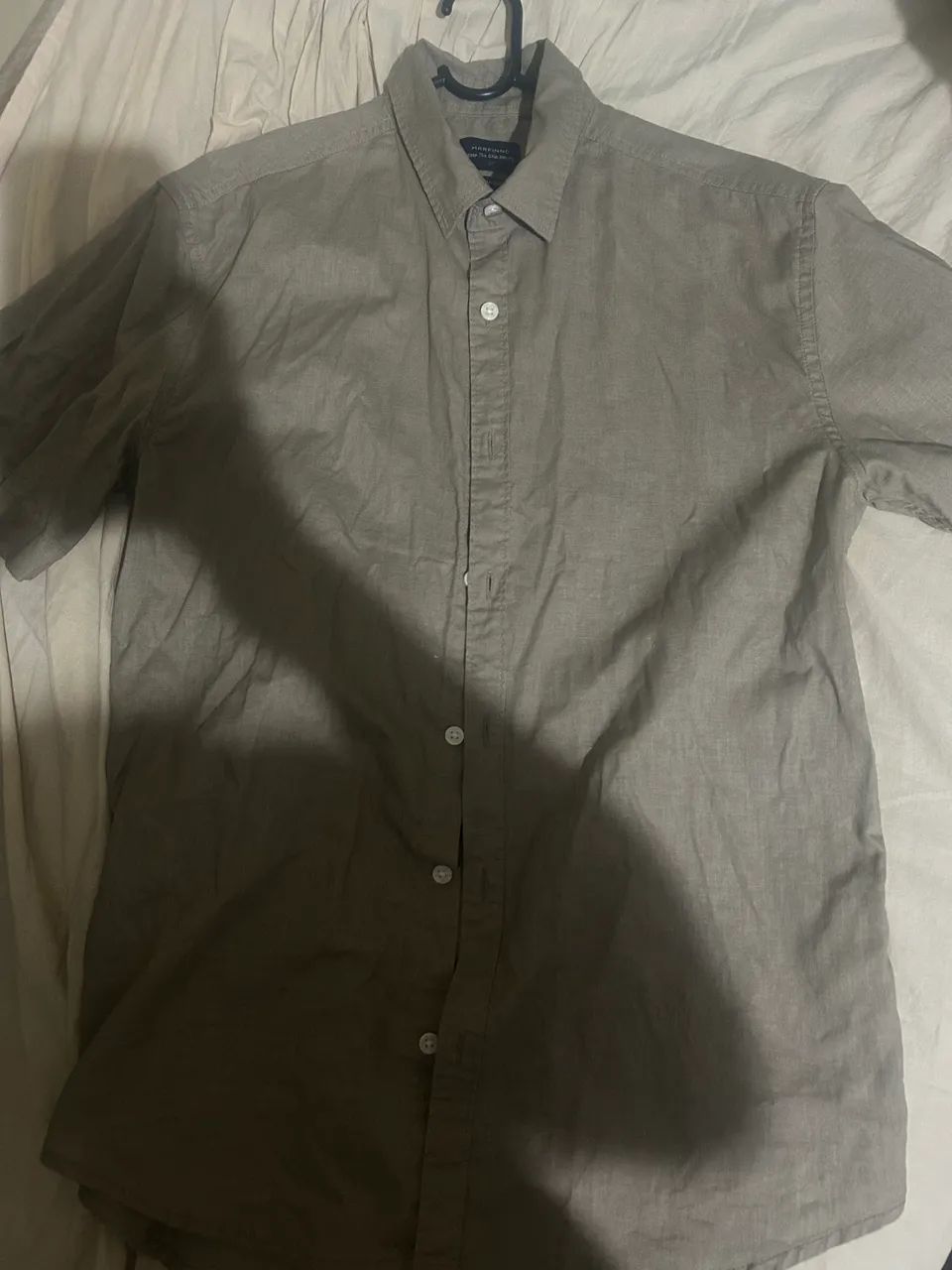 camisa manga curta, em linho. Nova. - Foto 5