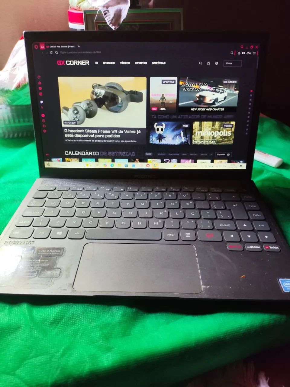 Vendo notebook positivo 128 gb 4 de ram