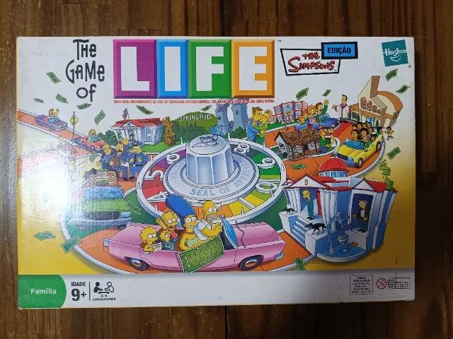 Jogo da Vida Simpsons Hasbro - Completo e em Excelente Estado (Raro)