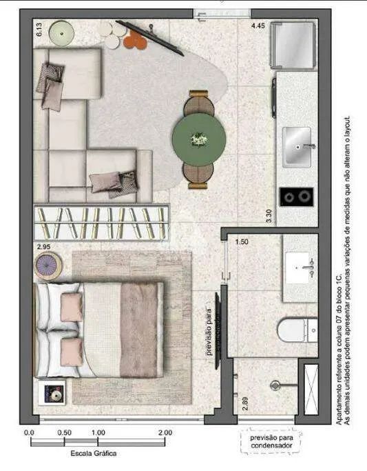 Studio na Gávea - 27 m² lazer completo e segurança! - Foto 2