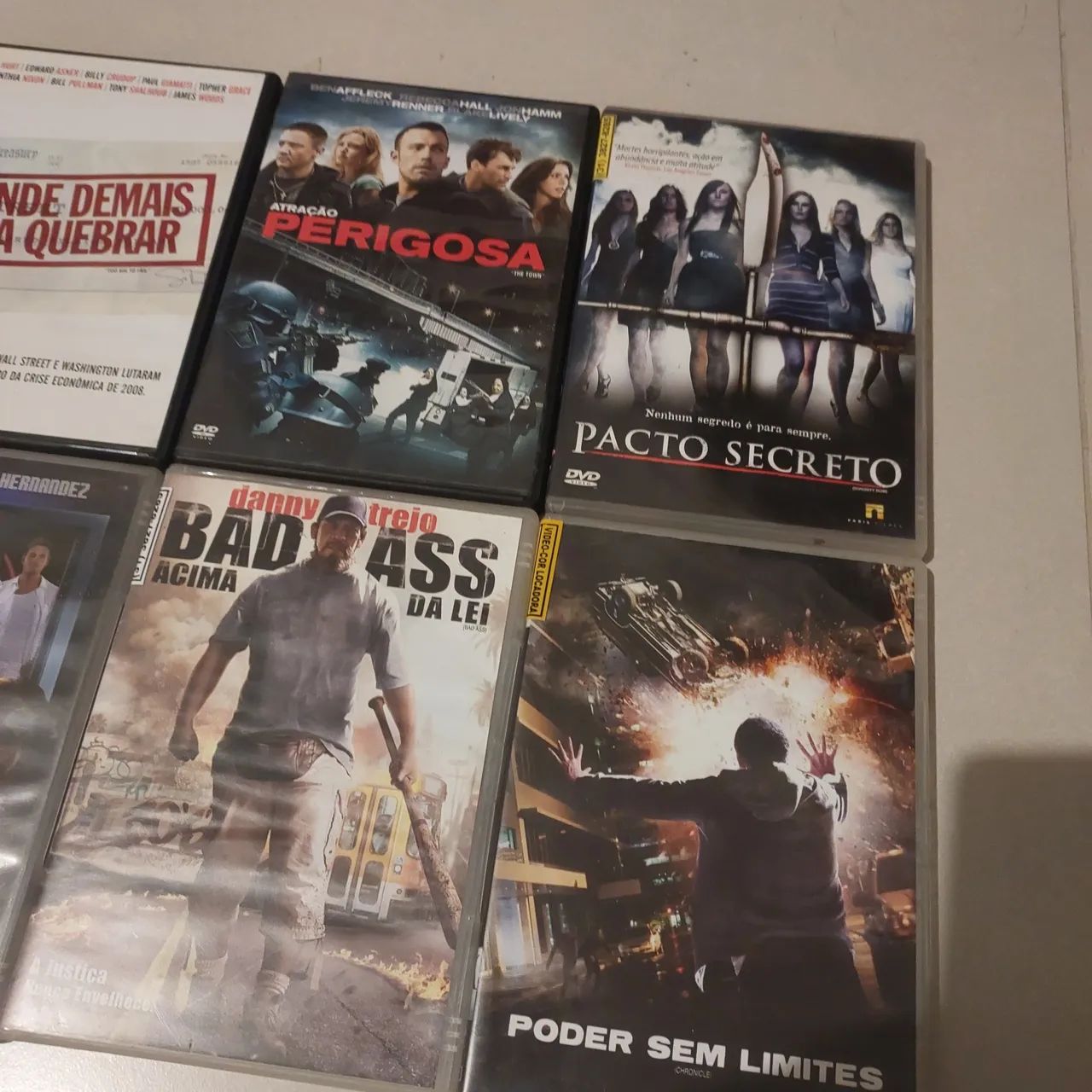 Lote 9 DVDs 55 reais ou 10 cada - Foto 2
