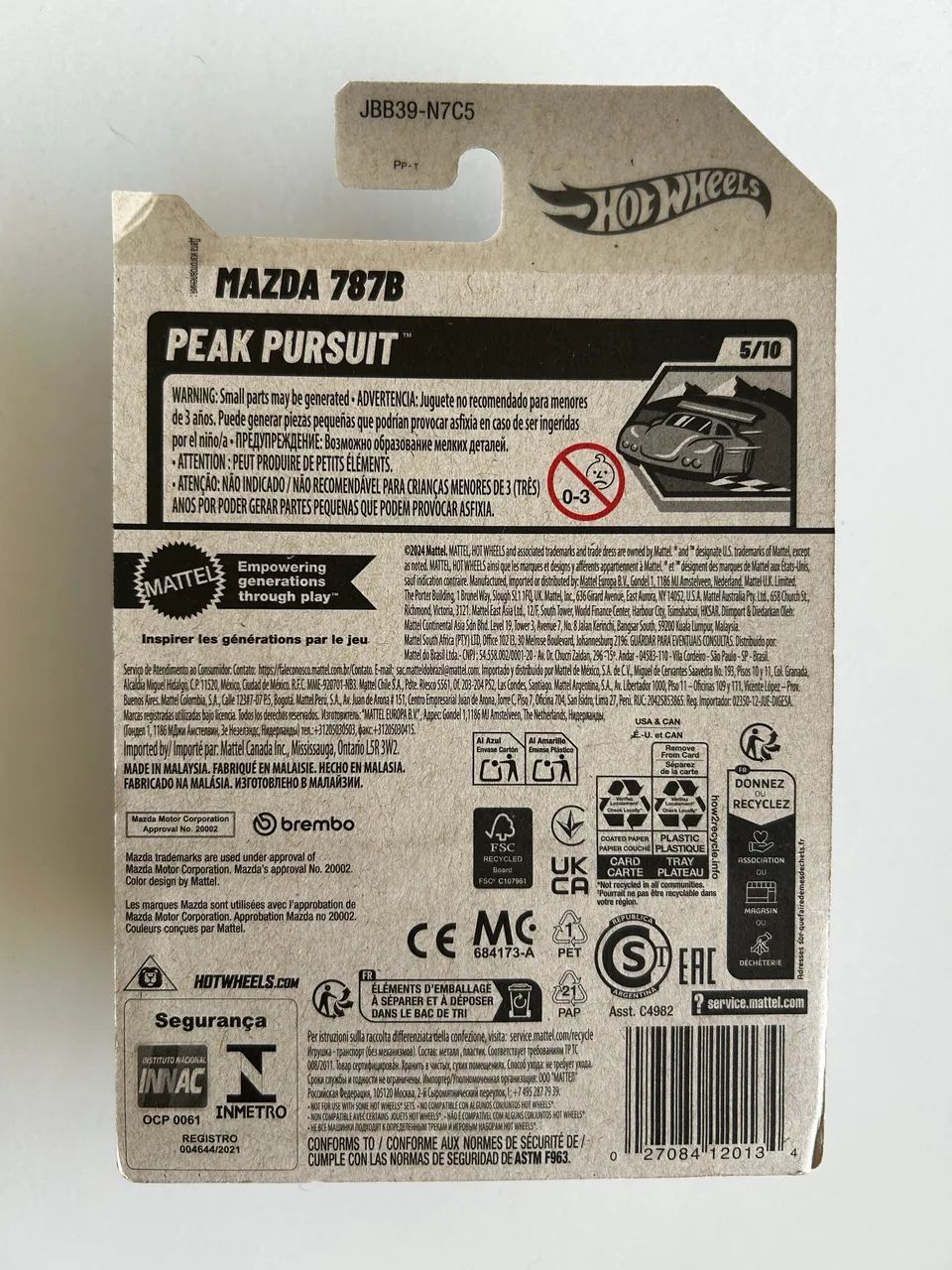 Hot Wheels Mazda 787B Branco  - Foto 3