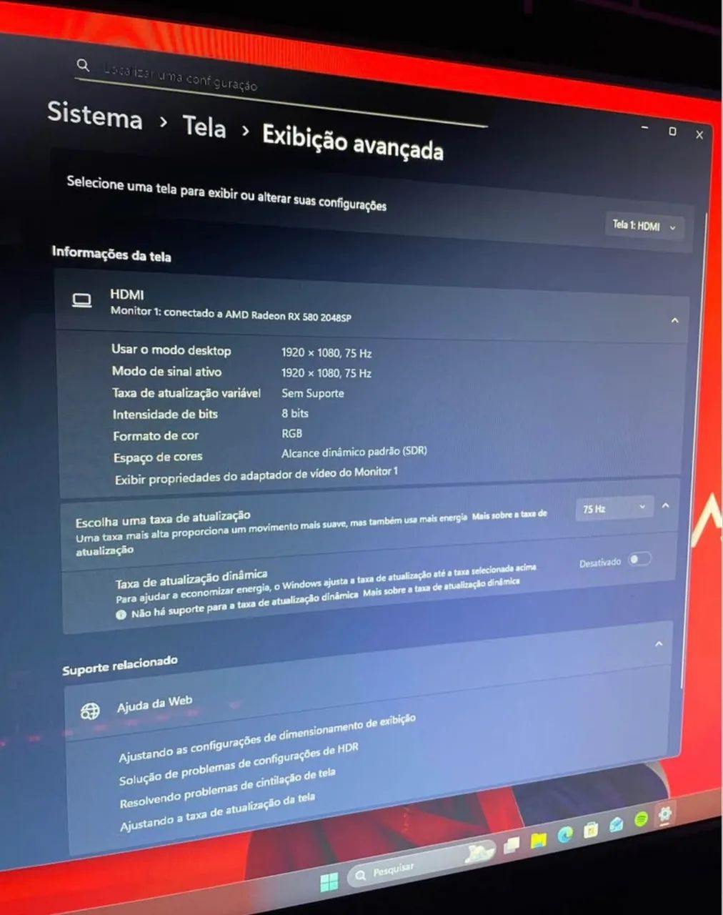 Vendo Monitor 21.5 Polegadas + Braço articulado  - Foto 4