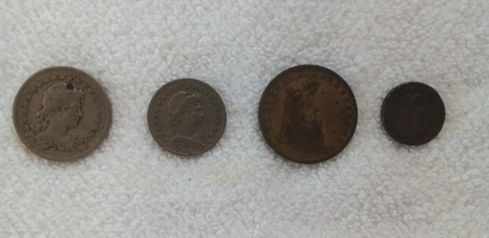 Moedas nacionais antigas, RÉIS.  - Foto 2