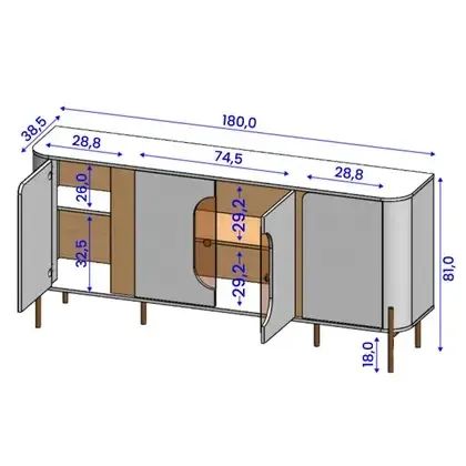 Buffet U282 - Foto 3