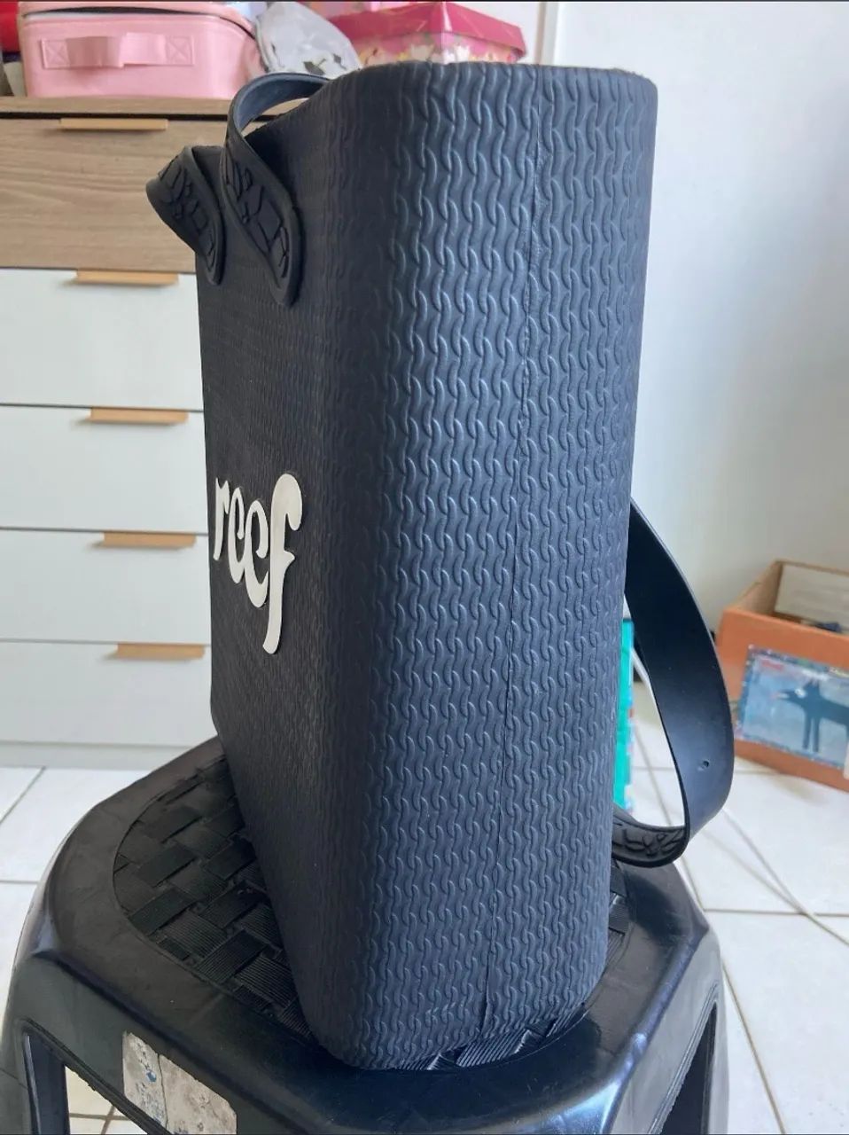 Bolsa Reef Preta Tiragem Unica - Foto 2