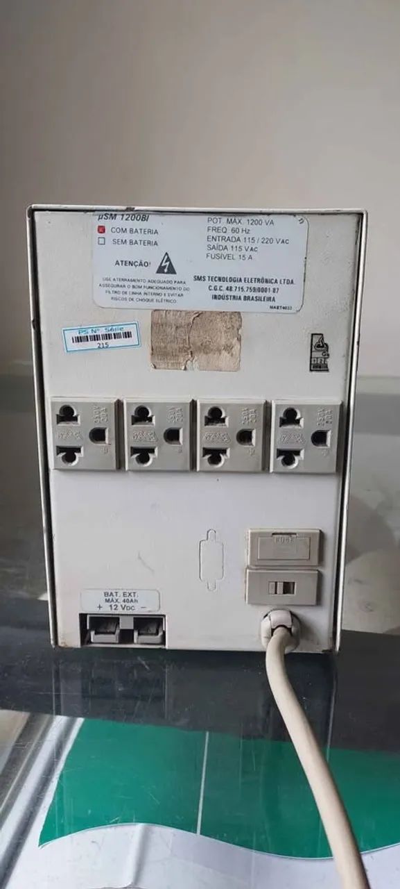 Nobreak 1220va bivolt SMS 4 tomadas - Foto 4