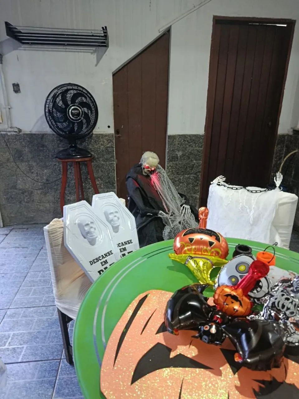 Decoração de Halloween completa