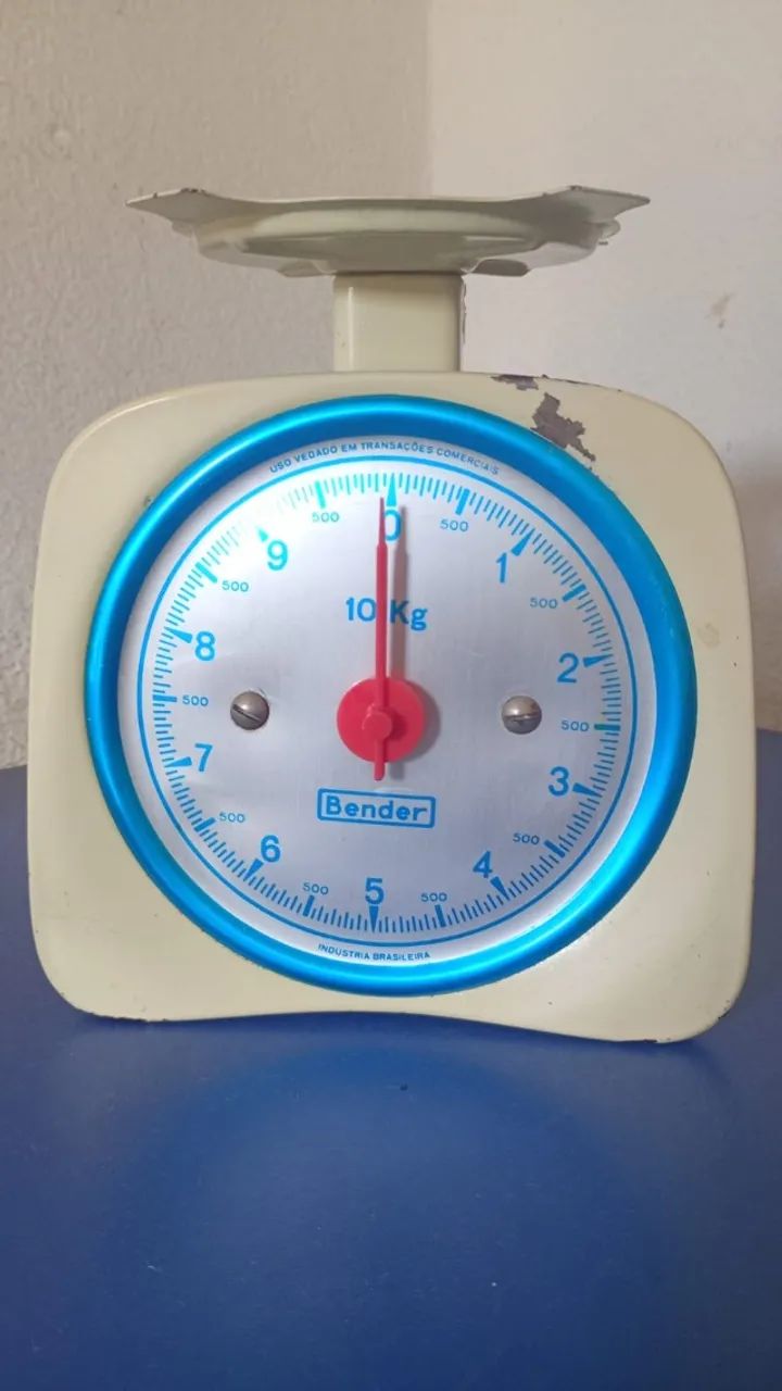 Balança Analógica Bender - Até 10 kg | Modelo Tradicional e Resistente.