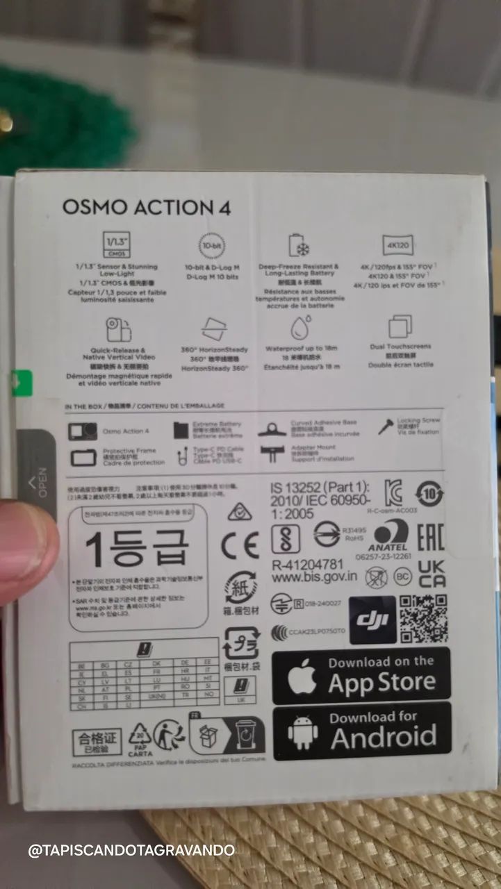 CÂMERA DJI ACTION 4 COM DJI MIC MINI - Foto 5