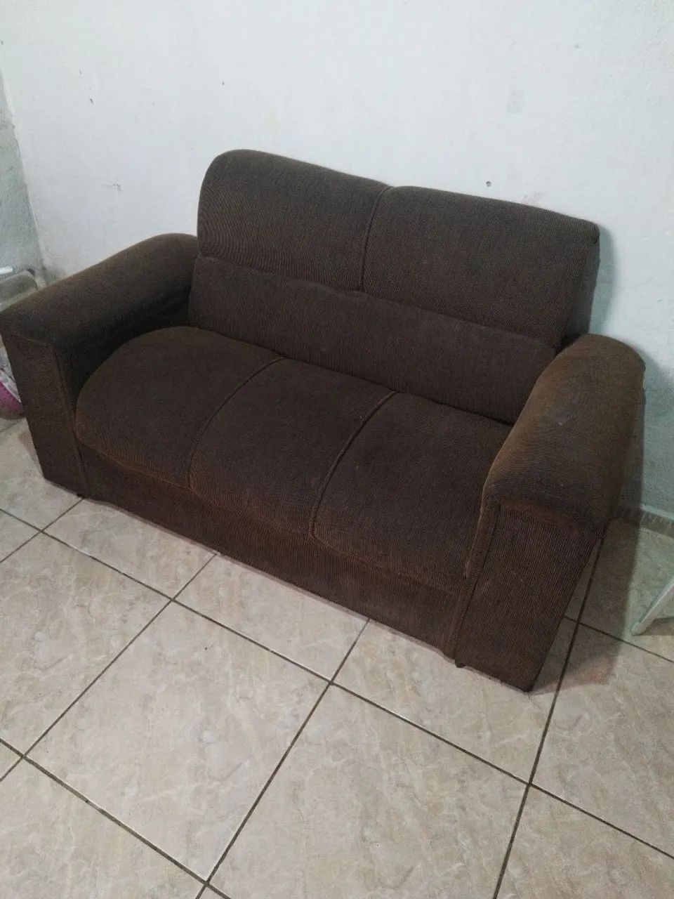 1conjunto de sofá pra vender tem de 2  É 3 lugares  - Foto 3