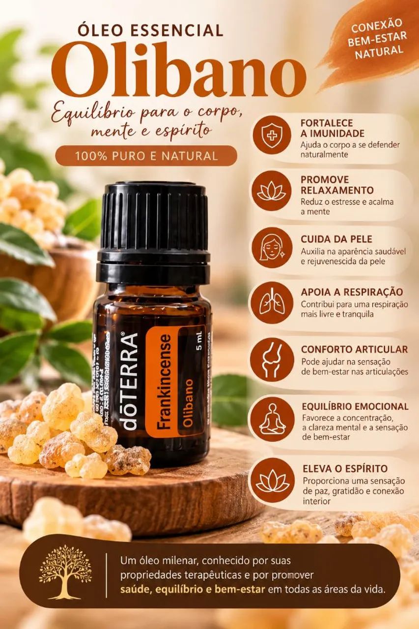 Oleo Essencial Olibano doTERRA 5ml