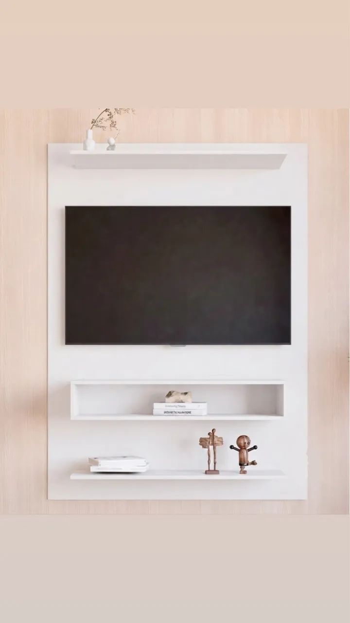 Painel para TV até 50 Polegadas 115CMX157,5cm 1 Nicho Boulevard Yescasa