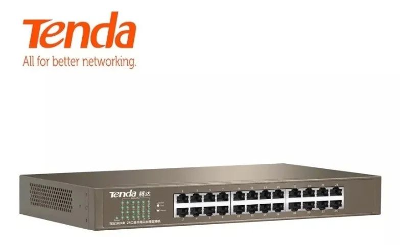 Switch Tenda Tef1024d 24 Portas 10/100 - Foto 2