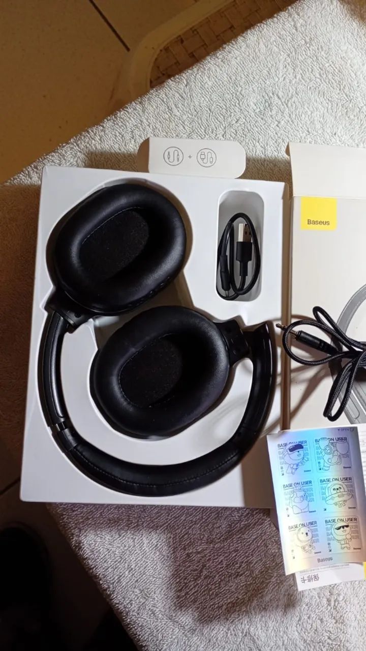 Fone de ouvido BASEUS D02 pro Wireless 40mm Full Range - Foto 4