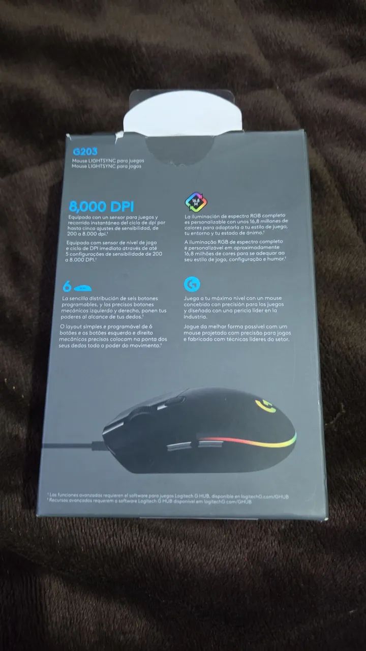 Mouse Logitech G203 Novo - Foto 4