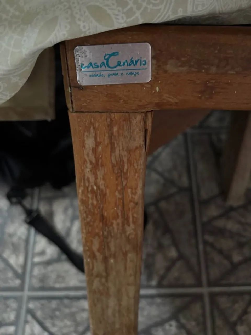 mesa gourmet com bancos - Foto 4