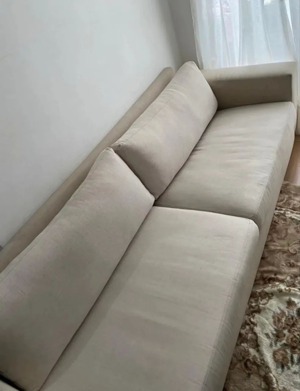 Sofá de linho super conservado  - Foto 3