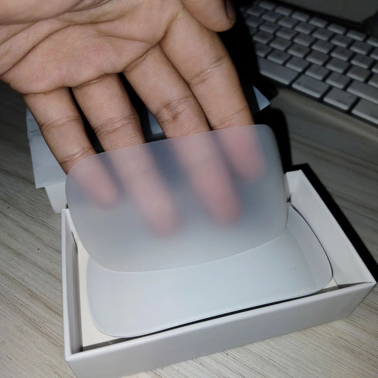Touch Mouse Sem Fio Bluetooth Na Caixa | Estilo Apple Magic Mouse - Foto 4