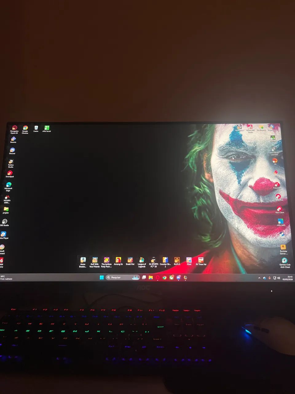 CPU completa e monitor AOC  - Foto 4