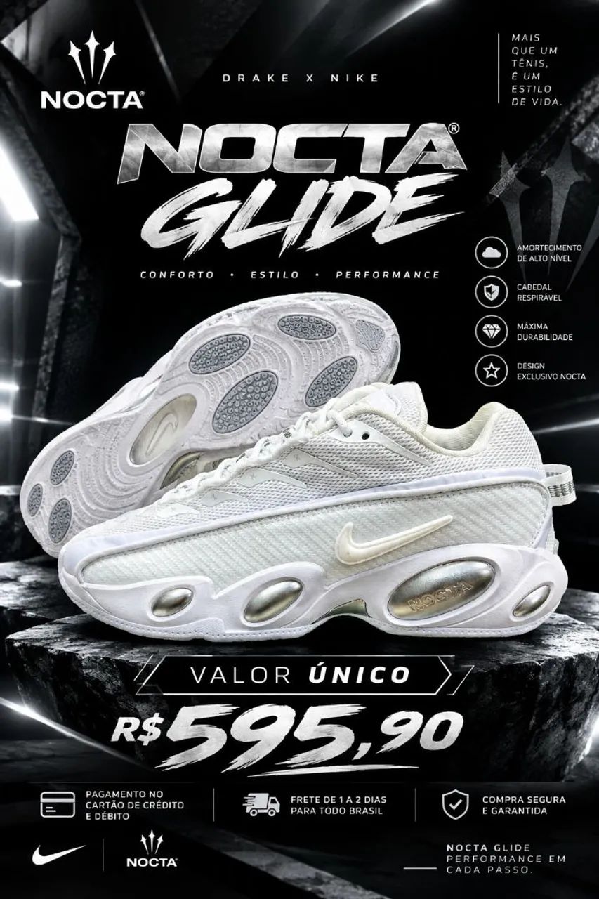 Tênis Nike Nocta Glide  - Foto 3