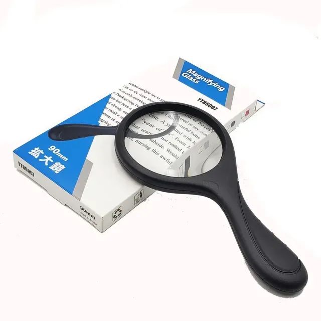 Lupa De Mão Com Aumento Para Leitura 90mm - Foto 2
