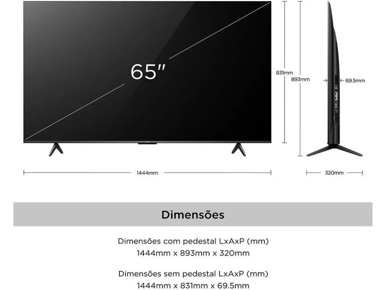 TV TCL 65 POLEGADAS  - Foto 3