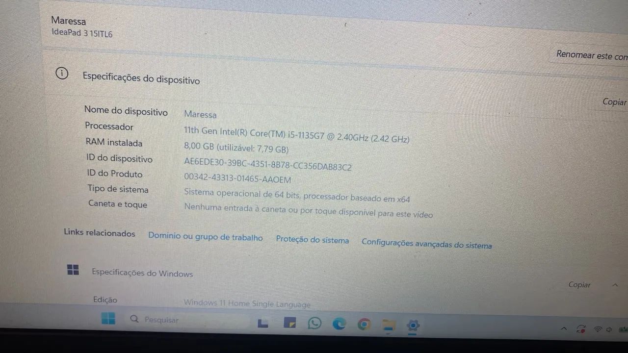 Notebook Lenovo i5  - Foto 5