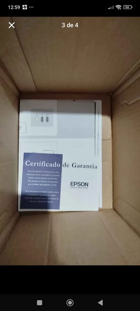 Impressora térmica Epson TM T20x USB/bivolt usada - Foto 3
