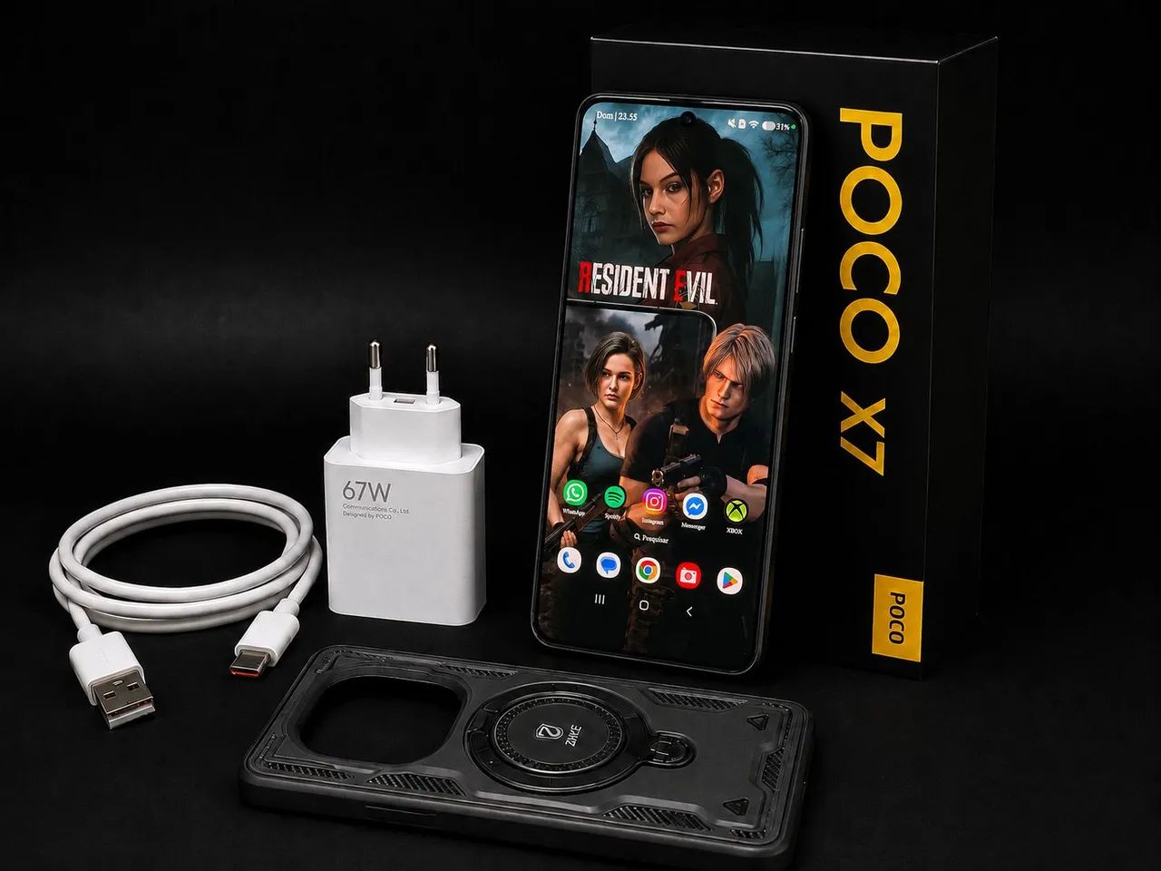 POCO X7 5G 512GB 12GB RAM + Acessórios - Foto 3