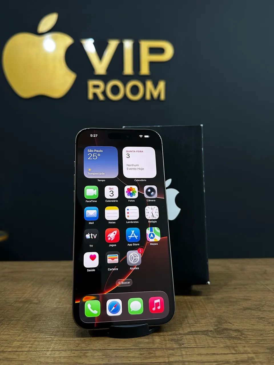 iPhone 16 Pro Max 1TB Desert semi novo impecável  - Foto 5