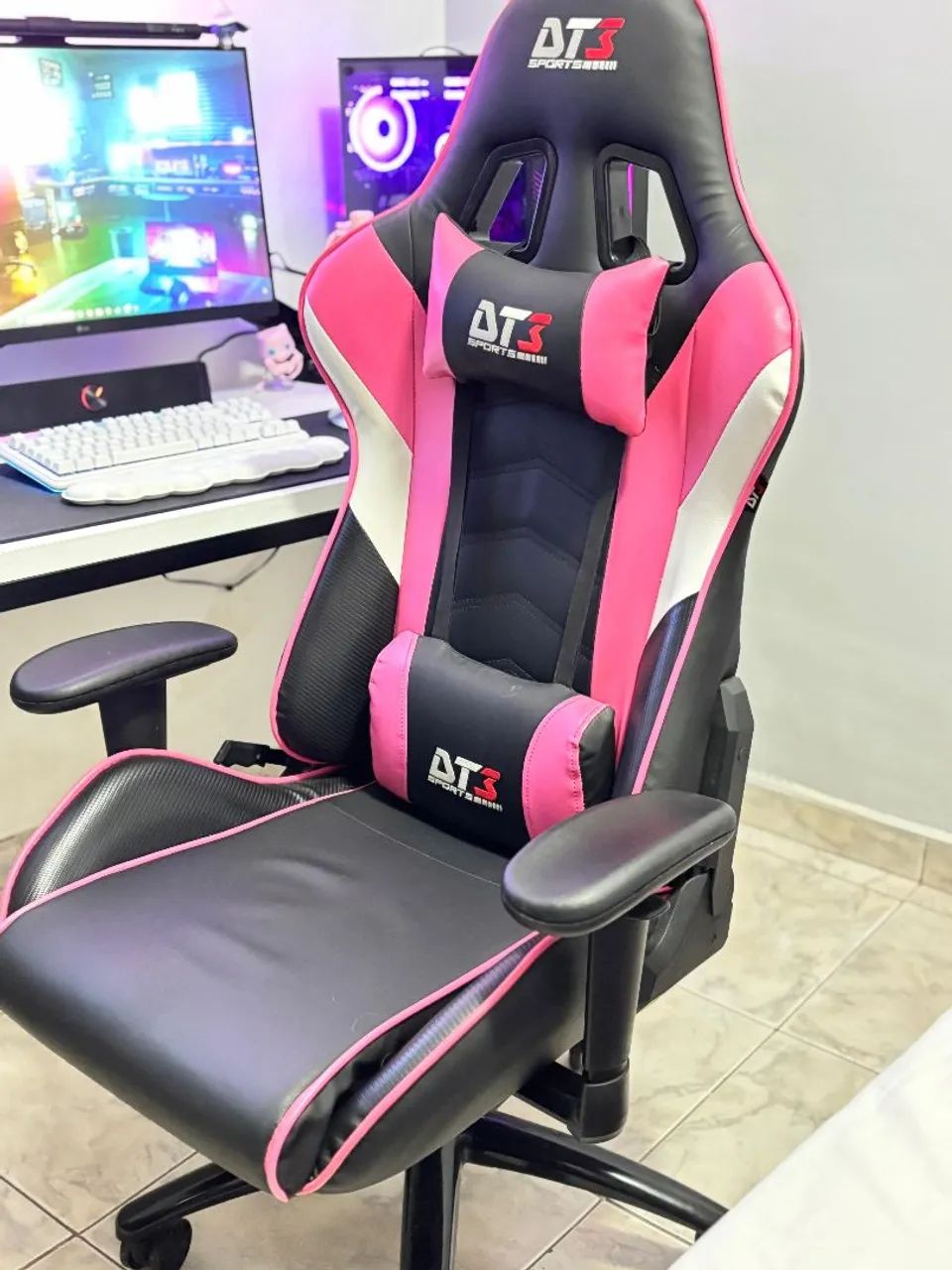 Dt3 Elise Pink Gaming Chair