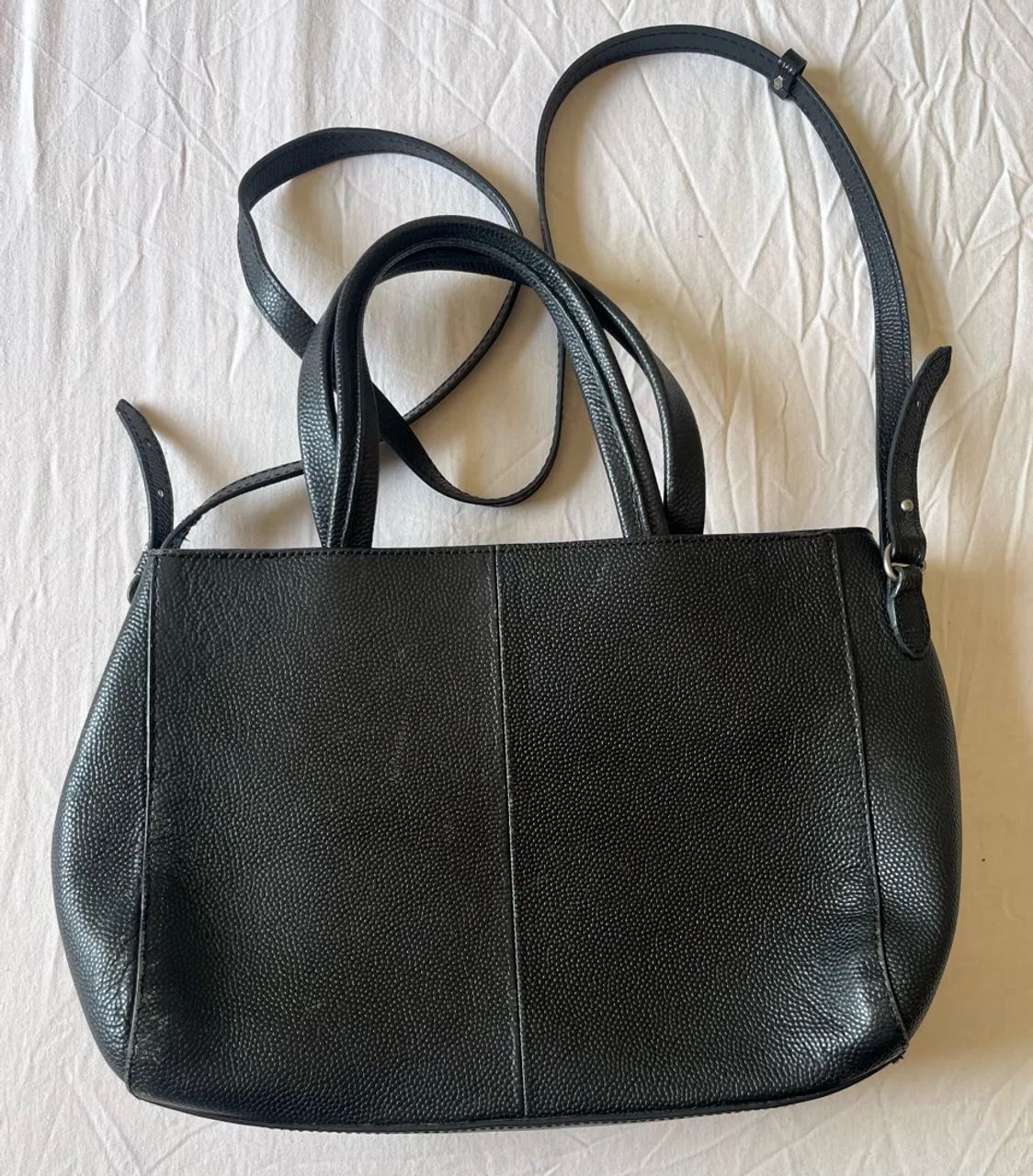 Bolsa Arezzo Couro Preta - Foto 3
