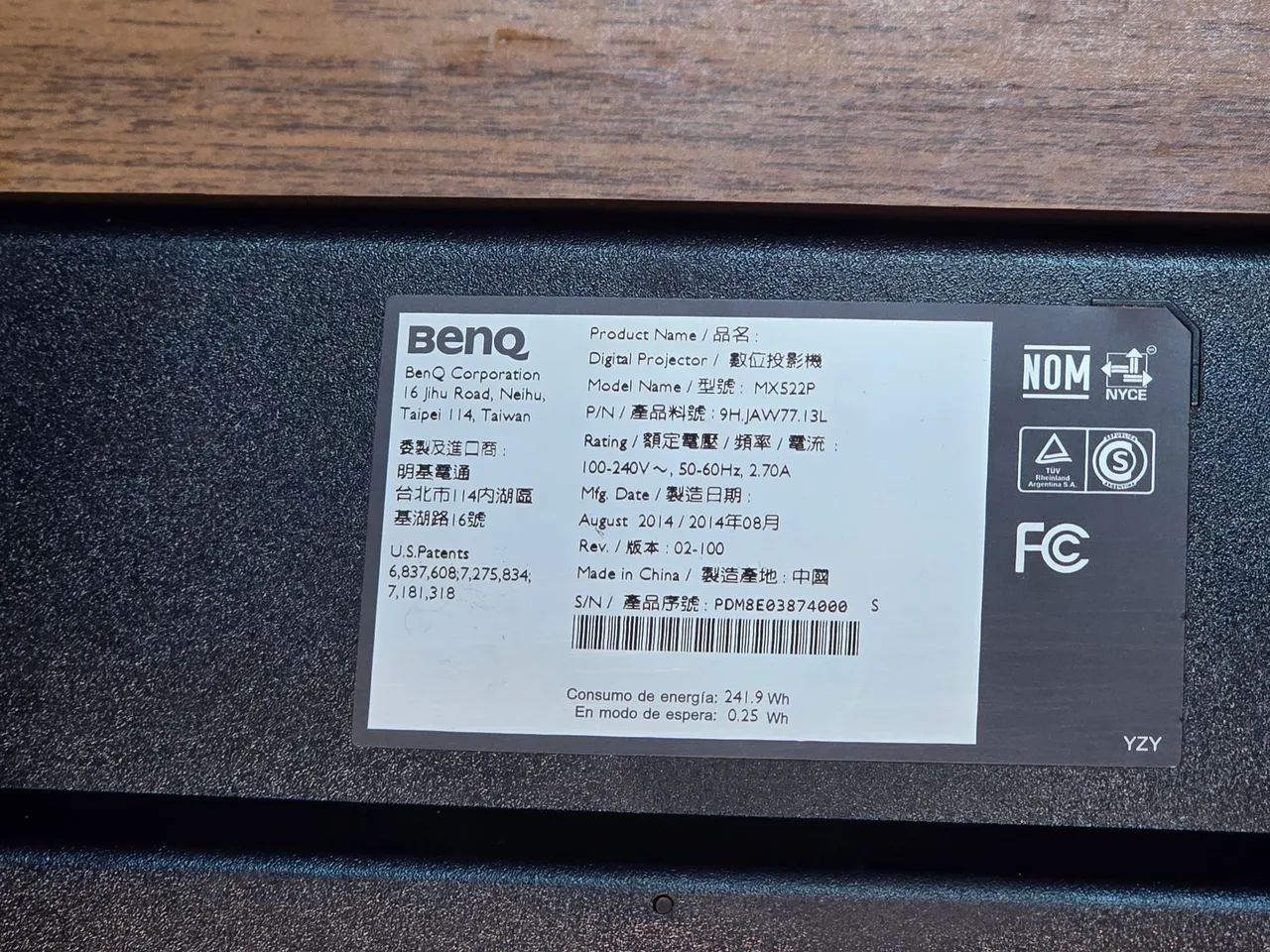 Projetor Benq MX522P - Foto 2