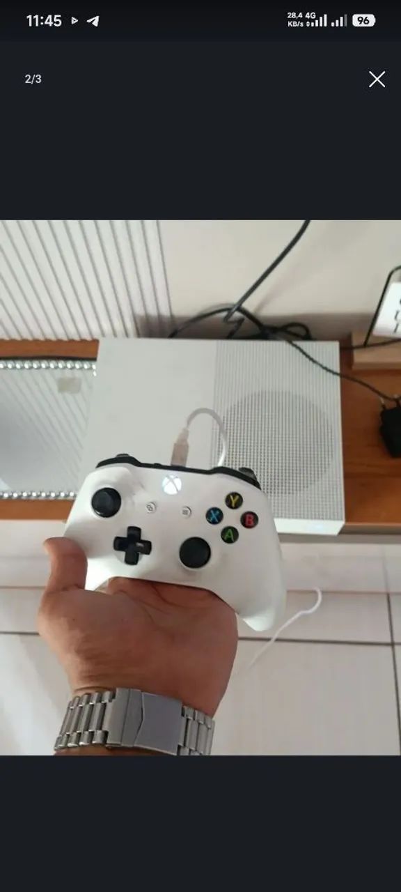 Xbox one S com 3 Jogos  - Foto 3
