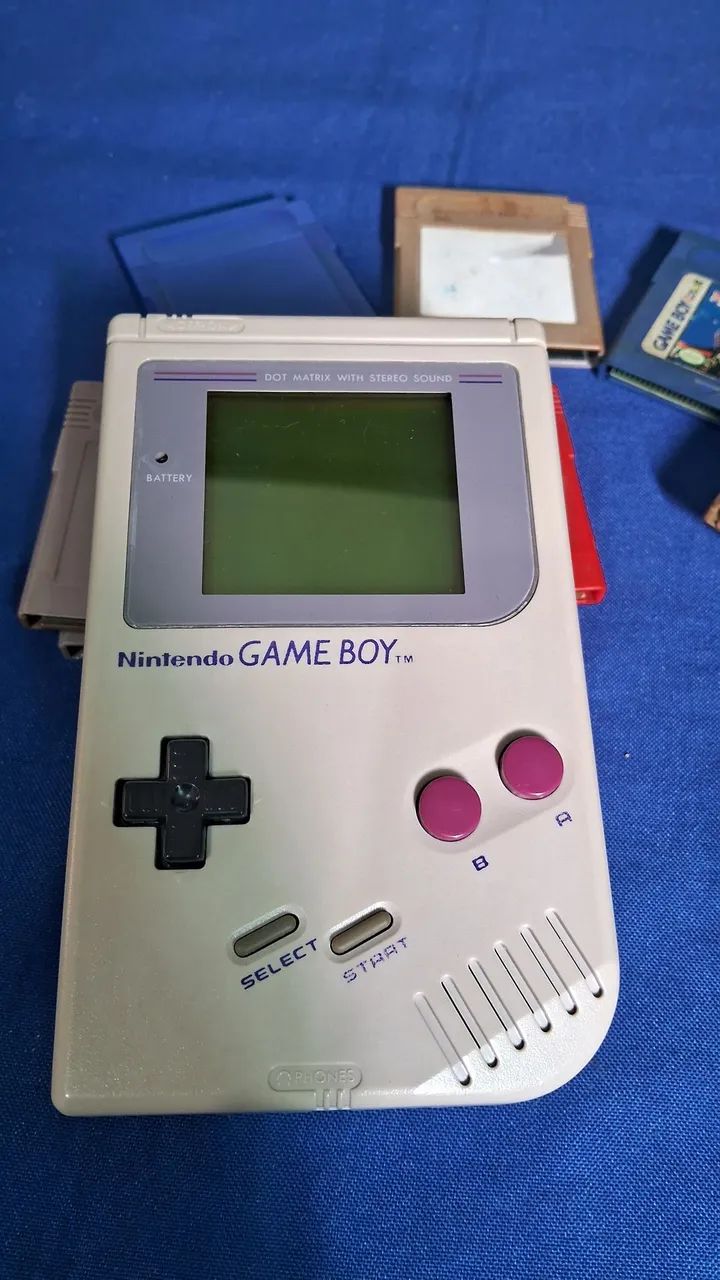Game boy clássico + jogos 