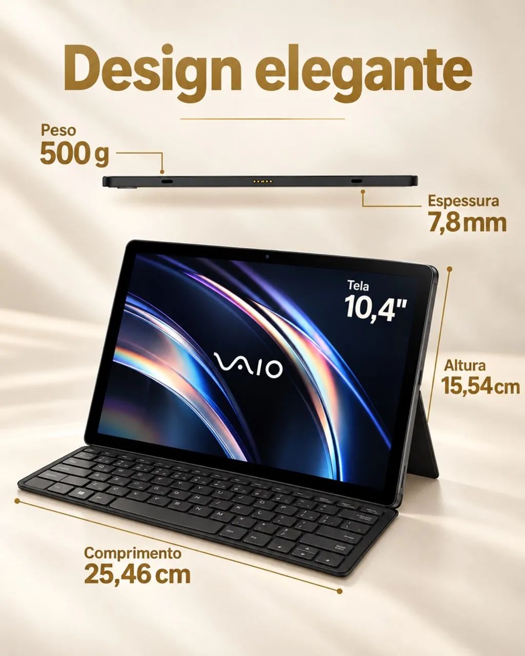 Tablet VAIO TL10 + teclado magnético + película de brinde ? - Foto 4