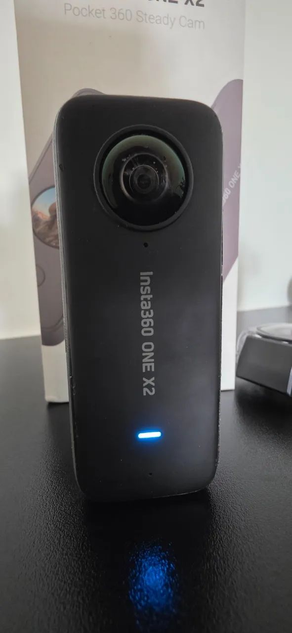 Camera Insta360 X2 5.7k + Memória de 128gb + Acessórios - Foto 2