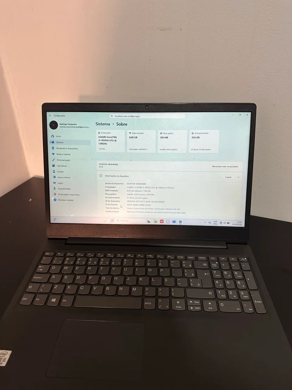 Notebook Lenovo I5